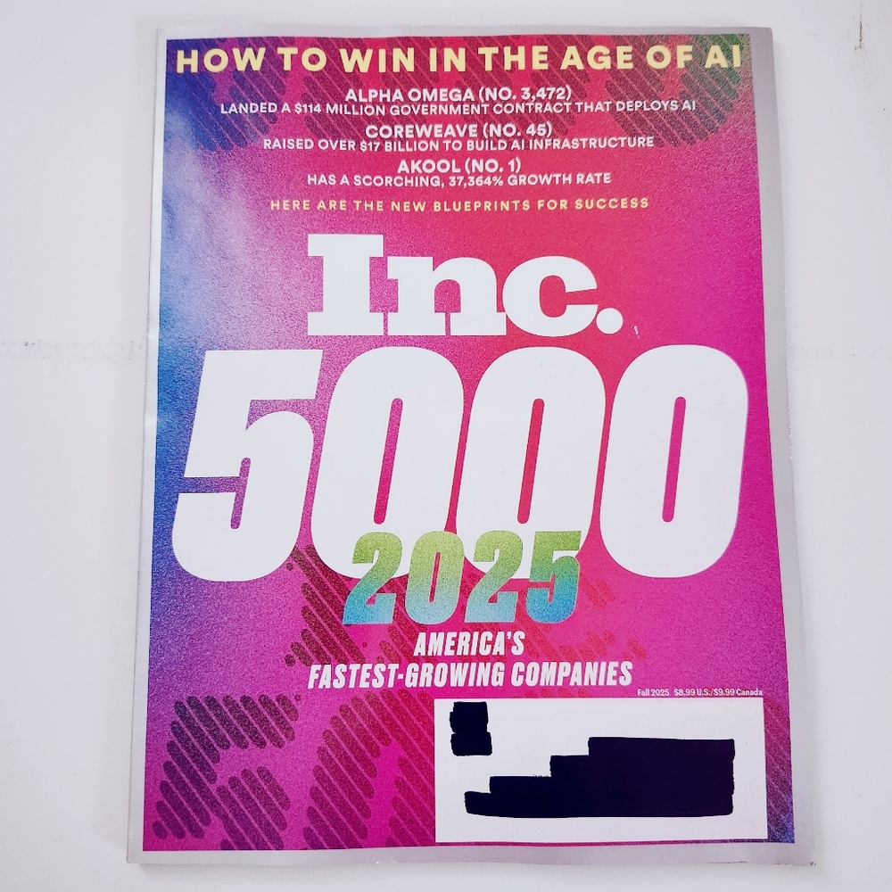 🍭7/$15 INC Magazine Fall 2025 America's Fastest-Growing Companies